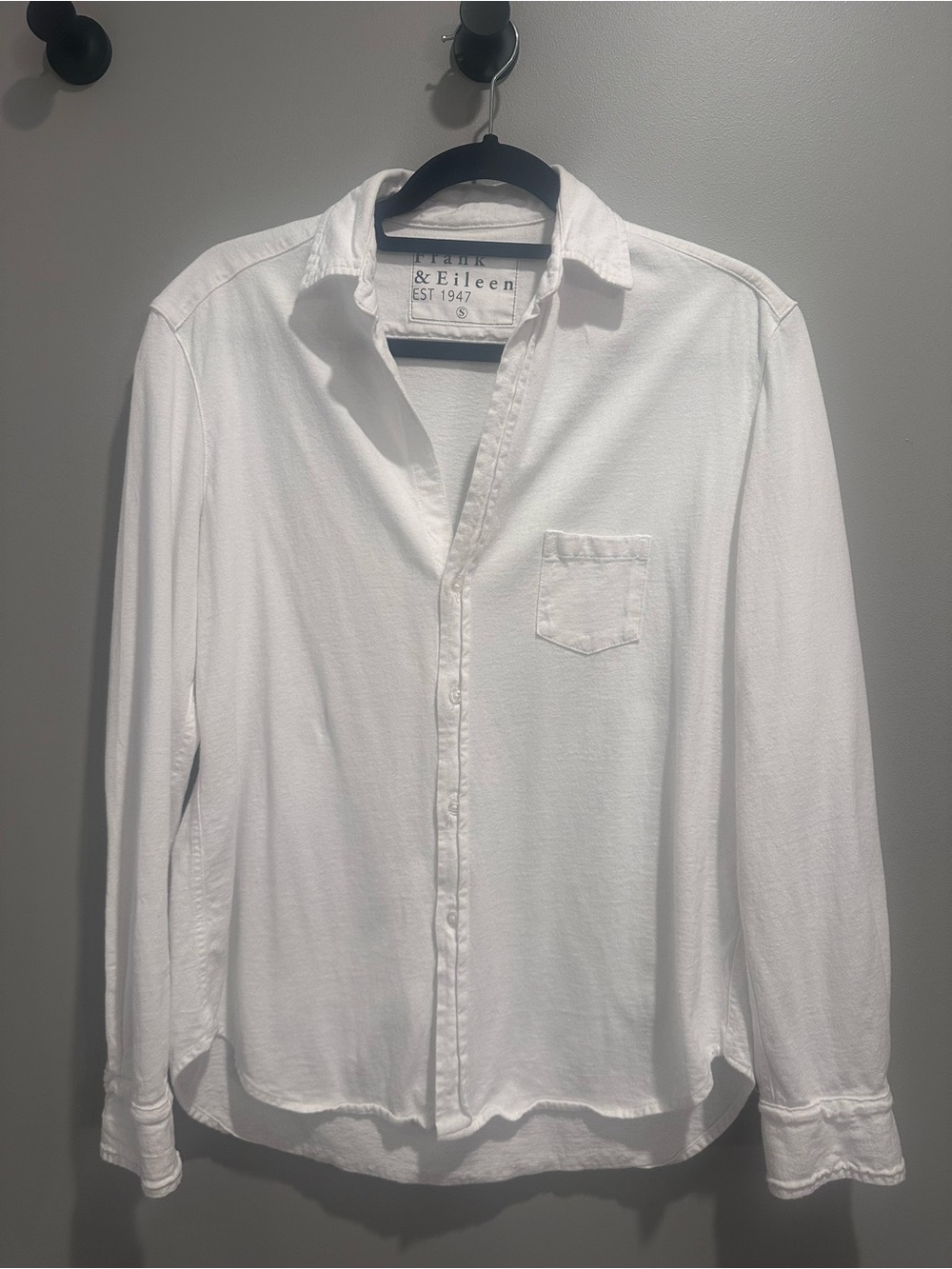Frank & Eileen Tee Lab Shirt LabEileen HJ Button Up White Shirt- small
